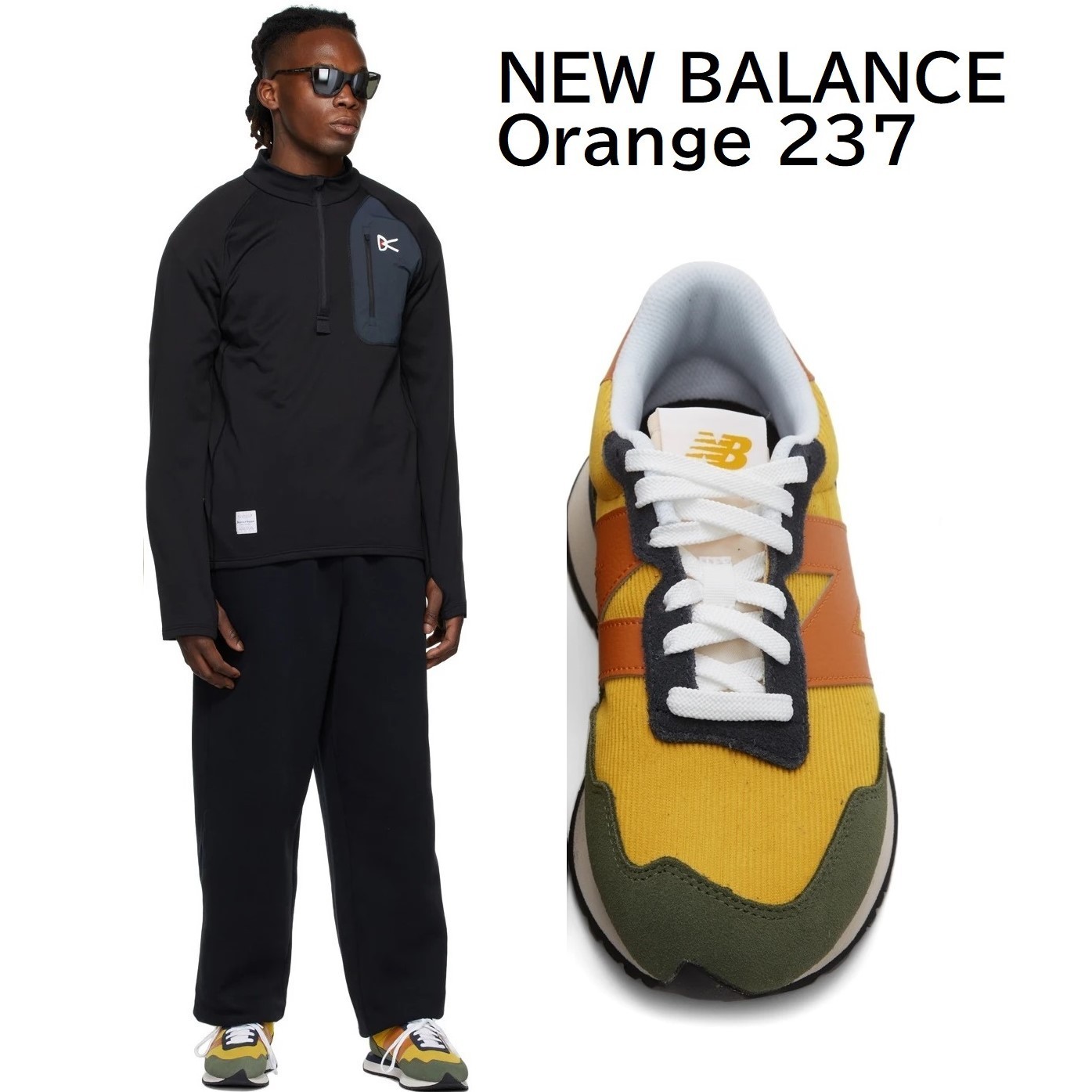 スニーカー Unisex! NEW BALANCE Orange 237 Sneakers