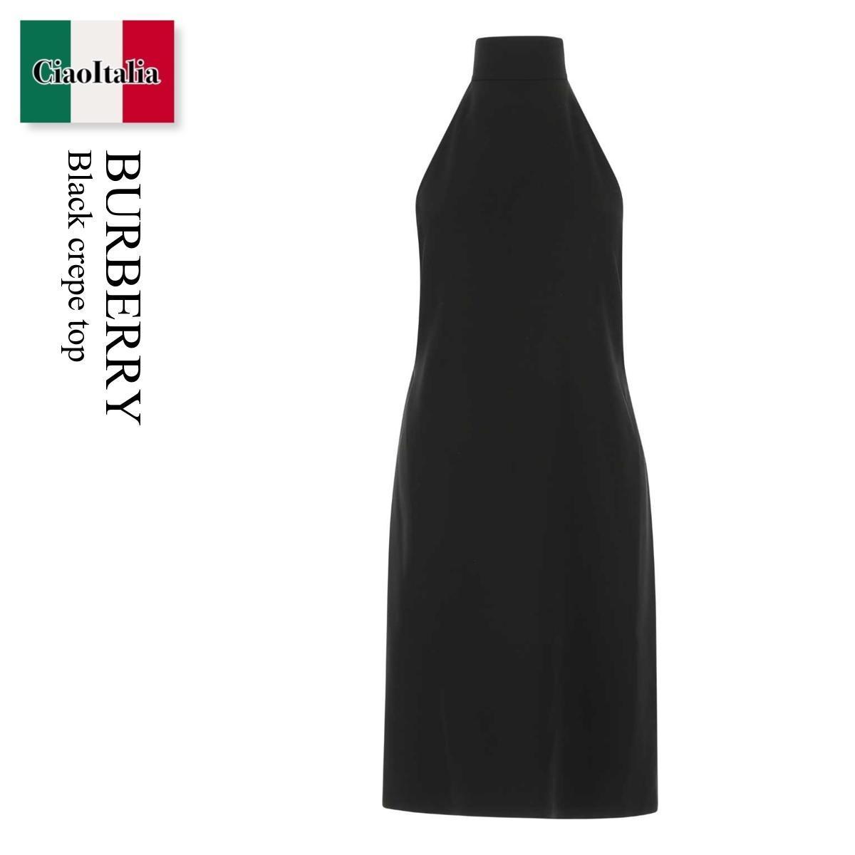 ワンピース Burberry Black crepe top