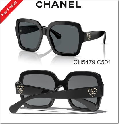 Shop CHANEL Round With Jewels Sunglasses by kiaraninth