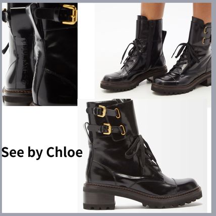 See by Chloe☆マロリー パテントレザーアンクルブーツ【BUYMA】