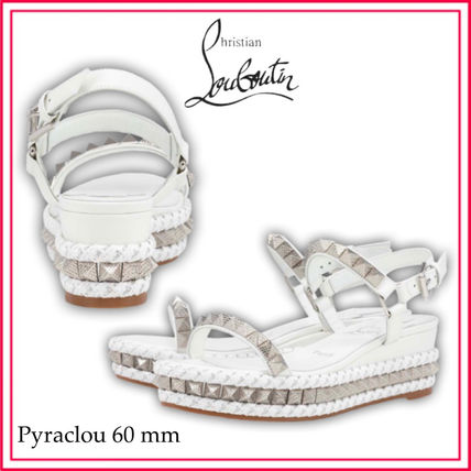 スタッズ Christian Louboutin x サンダル・ミュール(レディース ...