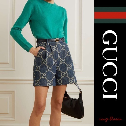 GUCCI シルクショートパンツサイズ46 m 新品未使用 クリアランス超安い