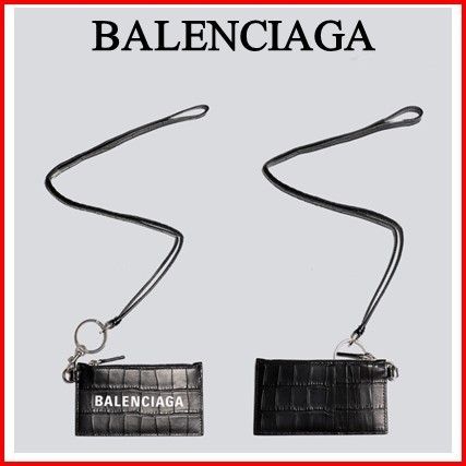 ネックウォレット ブラック（黒）系 BALENCIAGA(バレンシアガ