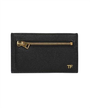 TOM FORD Coin Cases Unisex Plain Leather Coin Cases