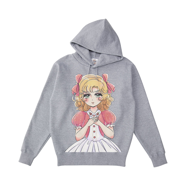 アニメ漫画 美少女 プリント プルオーバー パーカー