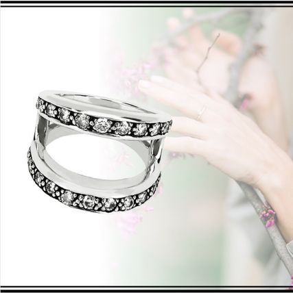 HOORSENBUHS Rings Party Style Silver Elegant Style Bridal Rings