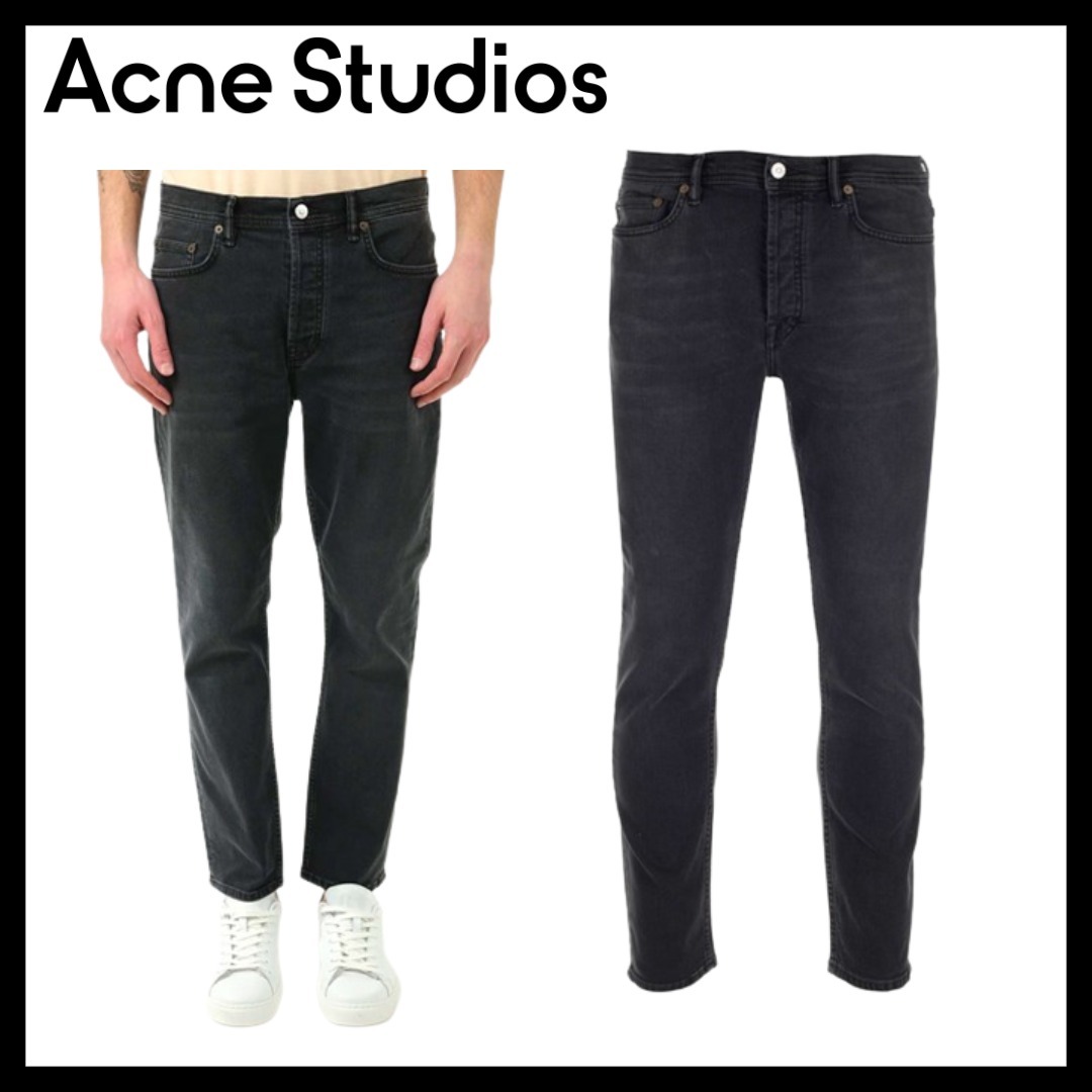 【超目玉】 【Acne Studios】 スリムテーパードジーンズ デニム・ジーパン 【超目玉】 【Acne Studios】 スリムテーパードジーンズ デニム・ジーパン