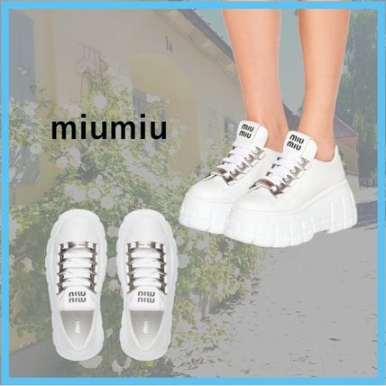 厚底 MiuMiu x 靴・シューズ(レディース) - 海外通販のBUYMA