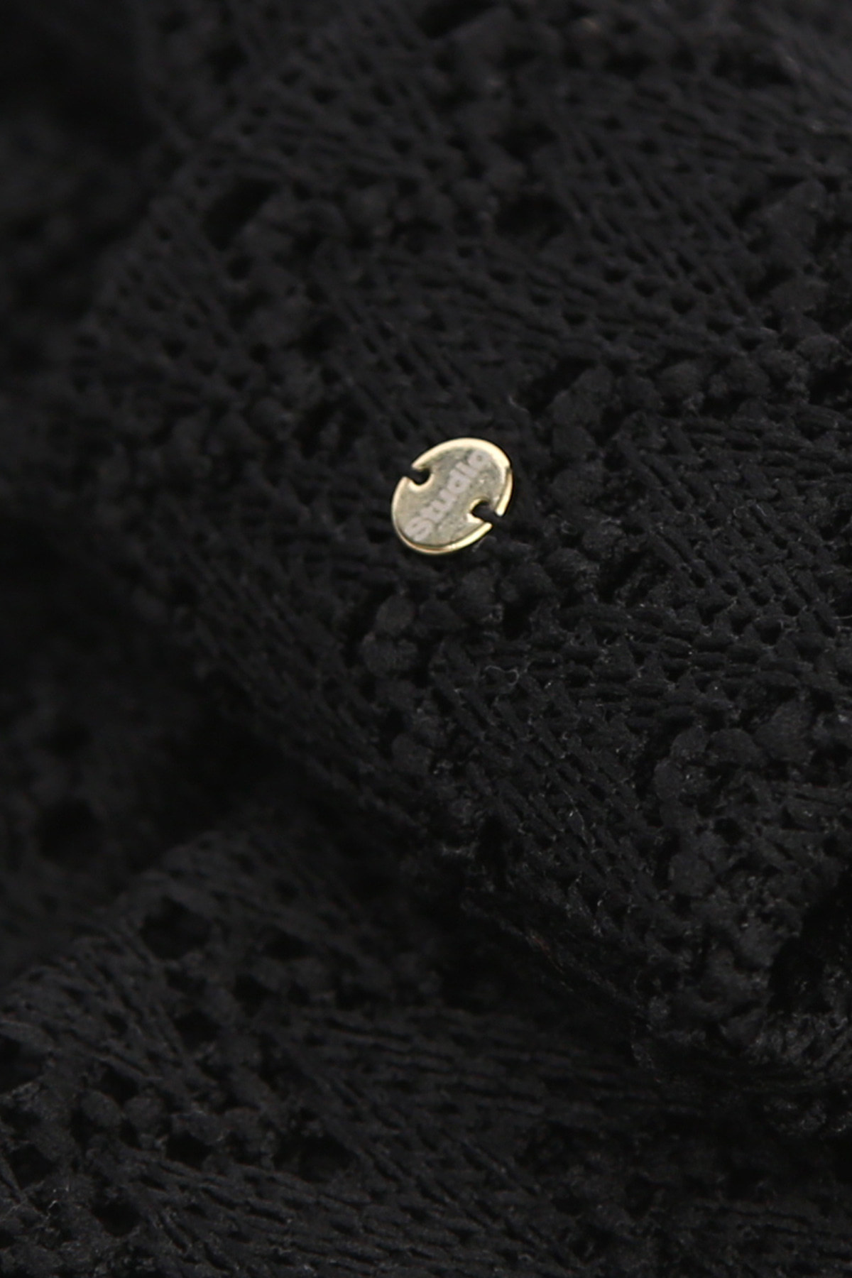 ★UNDER CONTROL★夏帽子★Crown Net Beanie -Black★日本未入荷