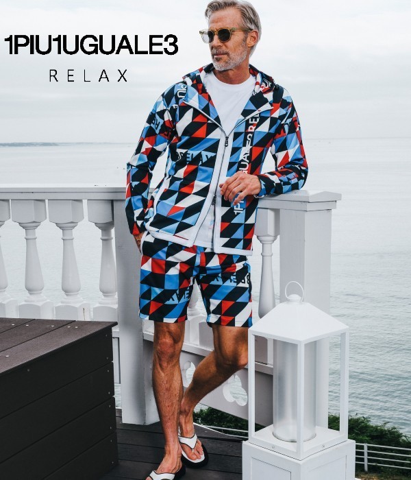 1PIU1UGUALE3 RELAX セットアップ ジャージ ハーフパンツ セット