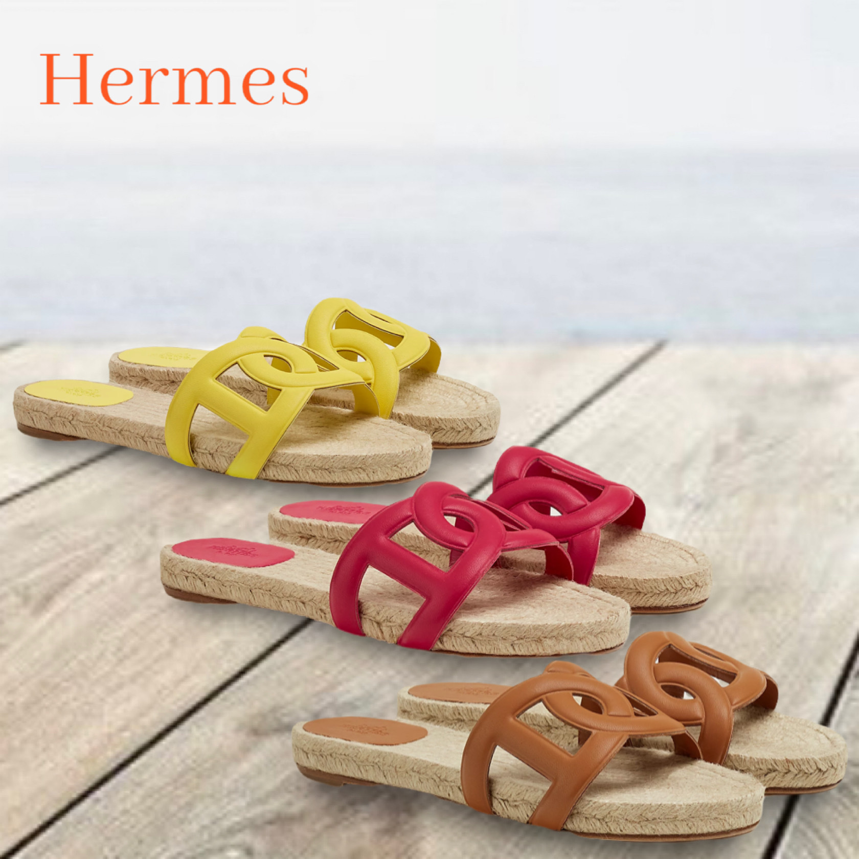 素敵な HERMESで叶う◆極上シンプルカジュアル♡ サンダル サンダル・ミュール 素敵な HERMESで叶う◆極上シンプルカジュアル♡ サンダル サンダル・ミュール
