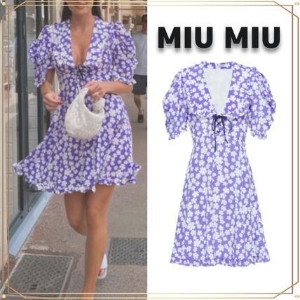 花柄 MiuMiu x ワンピース・オールインワン(レディース) - 海外通販のBUYMA