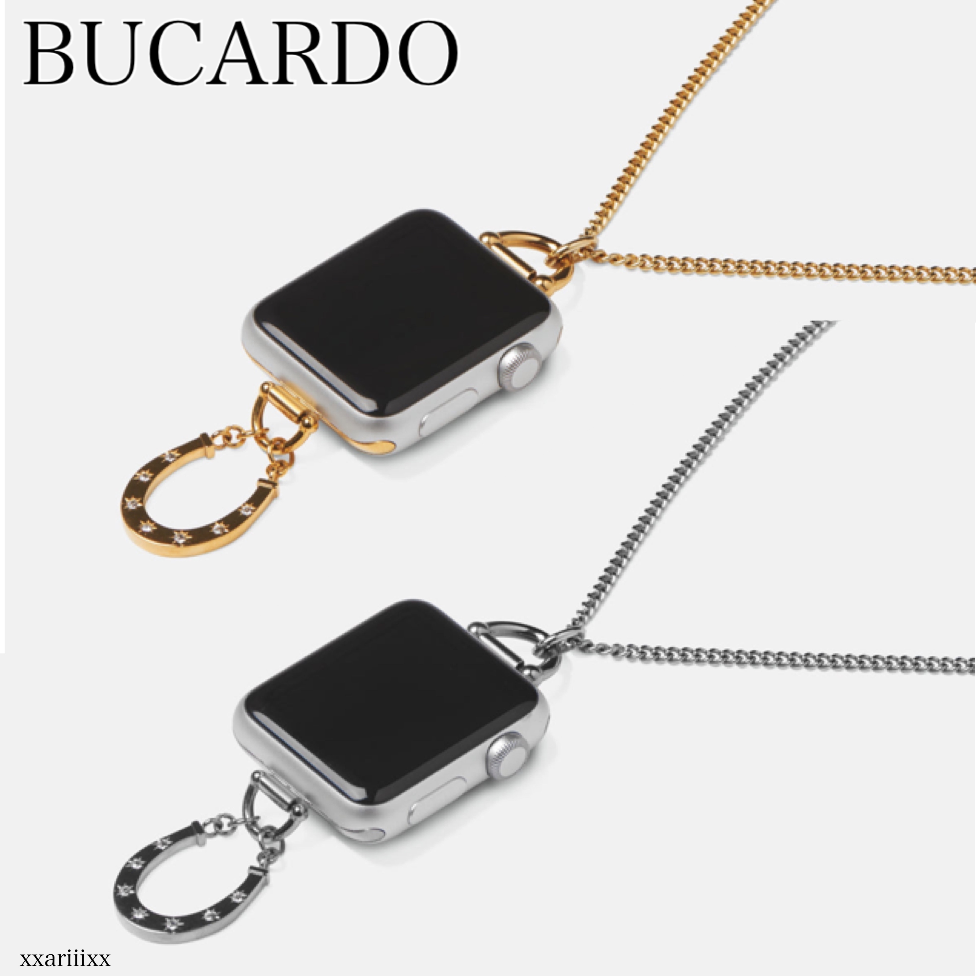◆BUCARDO◆ ホースシューチャーム ネックレス Apple Watch ２色
