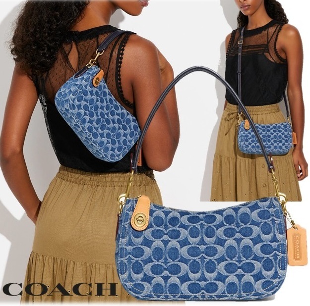 Coach シグネチャー デニム 2WAY ショルダー クロスボディー