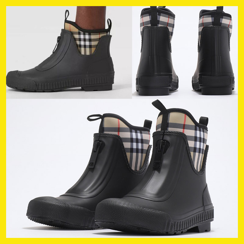 関税送料込み-BURBERRYヴィンテージチェック ネオプレン＆ラバー