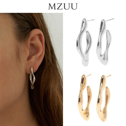 ★2022SS新作★MZUU★Molten Hexa Earrings
