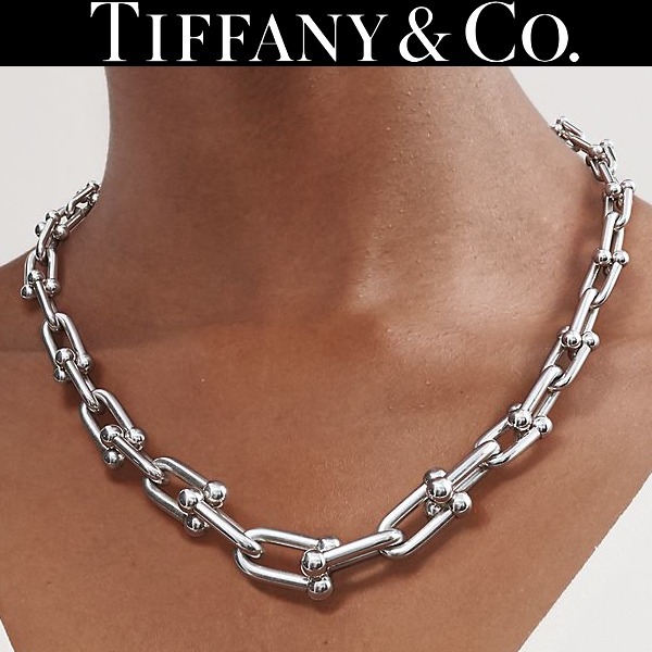 Tiffany & Co.大胆で都会的なデザインが魅力◎リンク ネックレス