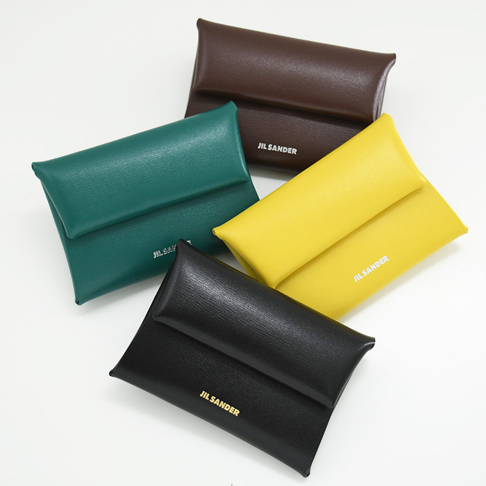 【国内即発】JILSANDER ロゴ入りレザーコインケース