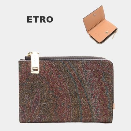 ETRO 折りたたみ財布 ☆ETRO☆ペイズリー 中財布 正規品