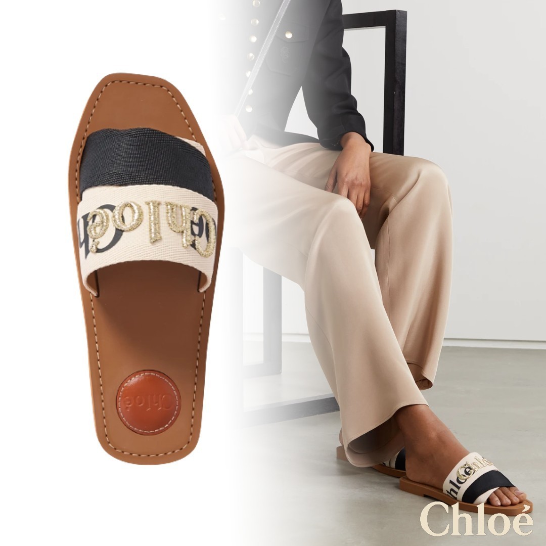 【メーカー公式ショップ】
【新作】Chloe Woody logo-embroidered canvas slides サンダル サンダル・ミュール 【メーカー公式ショップ】
【新作】Chloe Woody logo-embroidered canvas slides サンダル サンダル・ミュール