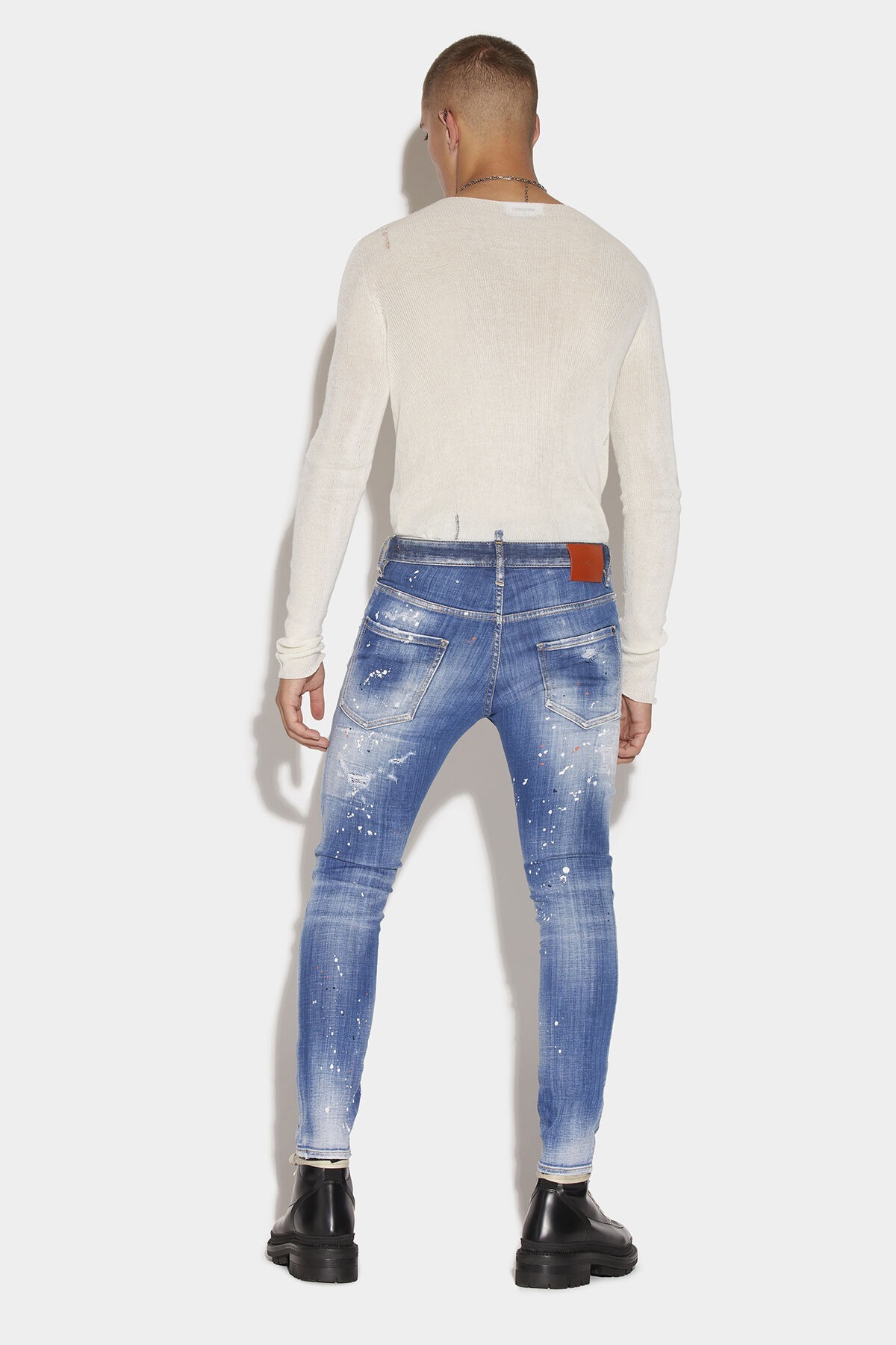 Dsquared2】MEDIUM BREEZE WASH SKATER JEANS | www.yourpoll.co.uk