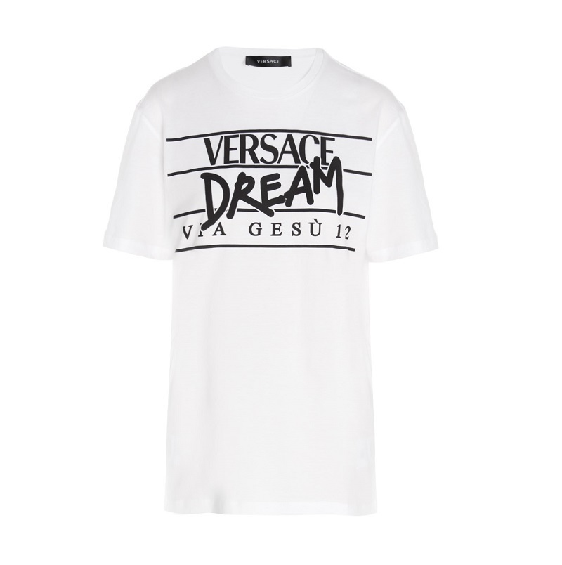 代引き人気 安心の国内発送♪VERSACE 2022-23秋冬新作 ロゴTシャツ ドリーム Tシャツ・カットソー サイズを選択してください:IT44(L) - eshopper.vc 代引き人気 安心の国内発送♪VERSACE 2022-23秋冬新作 ロゴTシャツ ドリーム Tシャツ・カットソー サイズを選択してください:IT44(L) - eshopper.vc