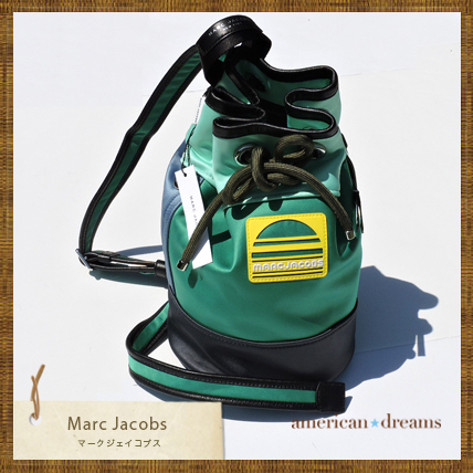 SALE! marc jacobs ロゴバックパック グリーン