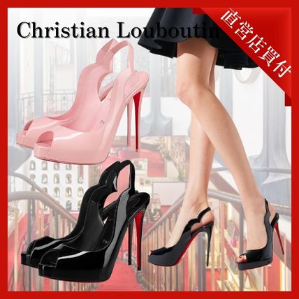 オープントゥ Christian Louboutin(クリスチャンルブタン) パンプス ...