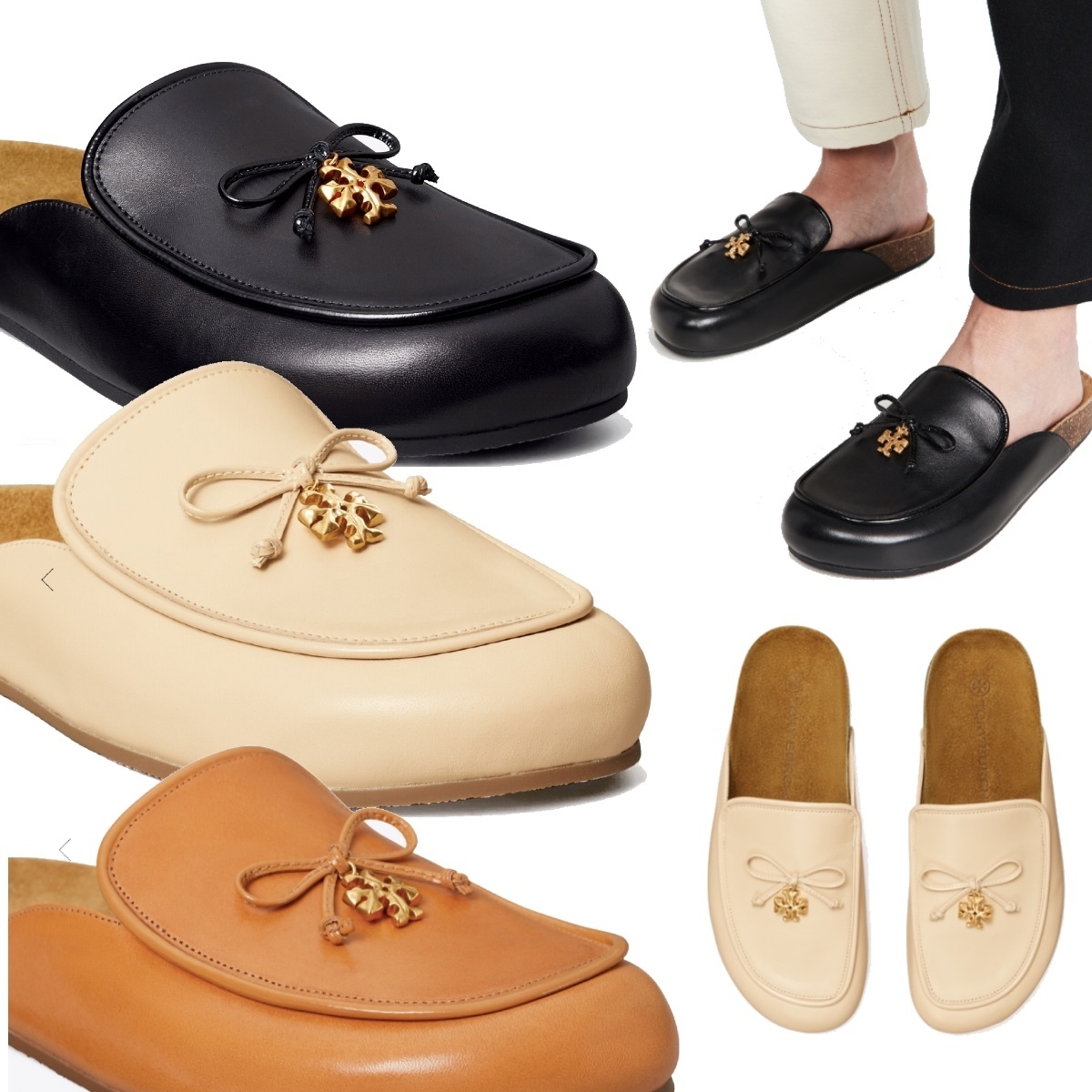新作期間限定セール トリーバーチ TORY CHARM MULE ミュール