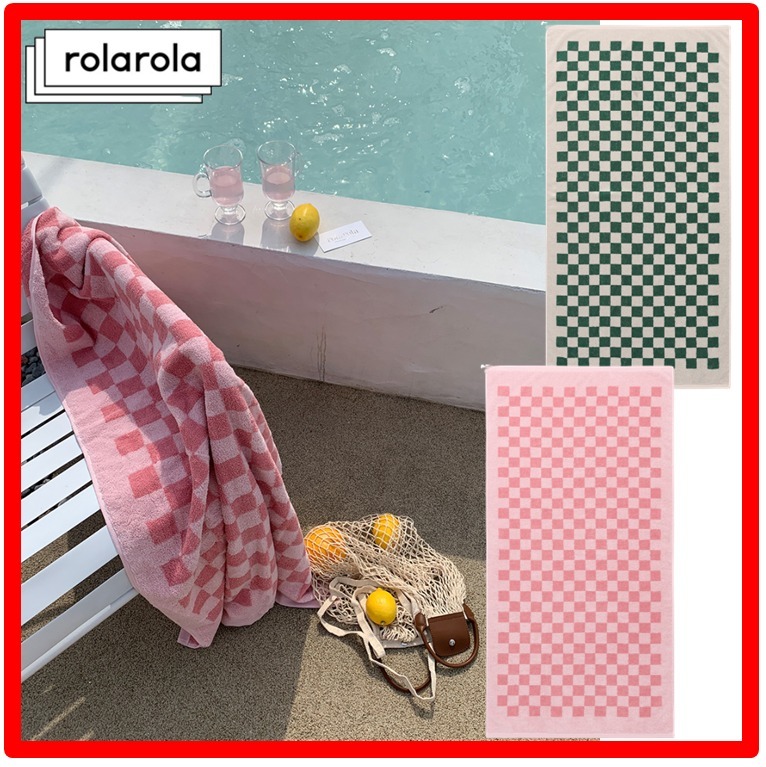 ☆韓国の人気☆【ROLAROLA】☆CHECKER BOARD TOWE.L☆