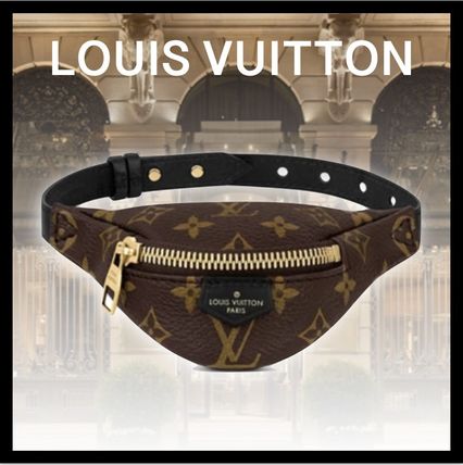 Louis Vuitton MONOGRAM 2021-22FW Logo Casual Style Leather Street