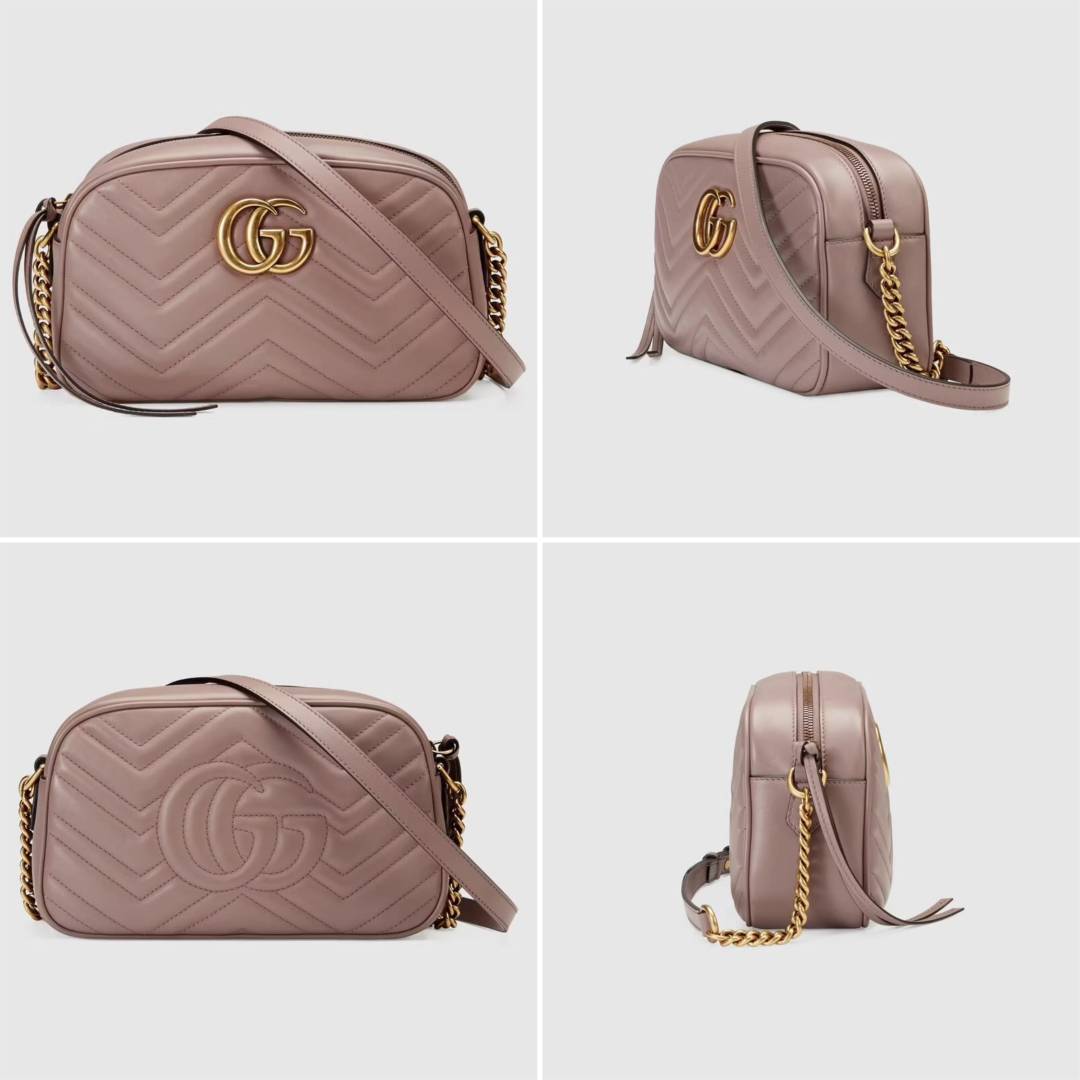 GUCCI】GGマーモント スモール チェーンショルダーバッグ