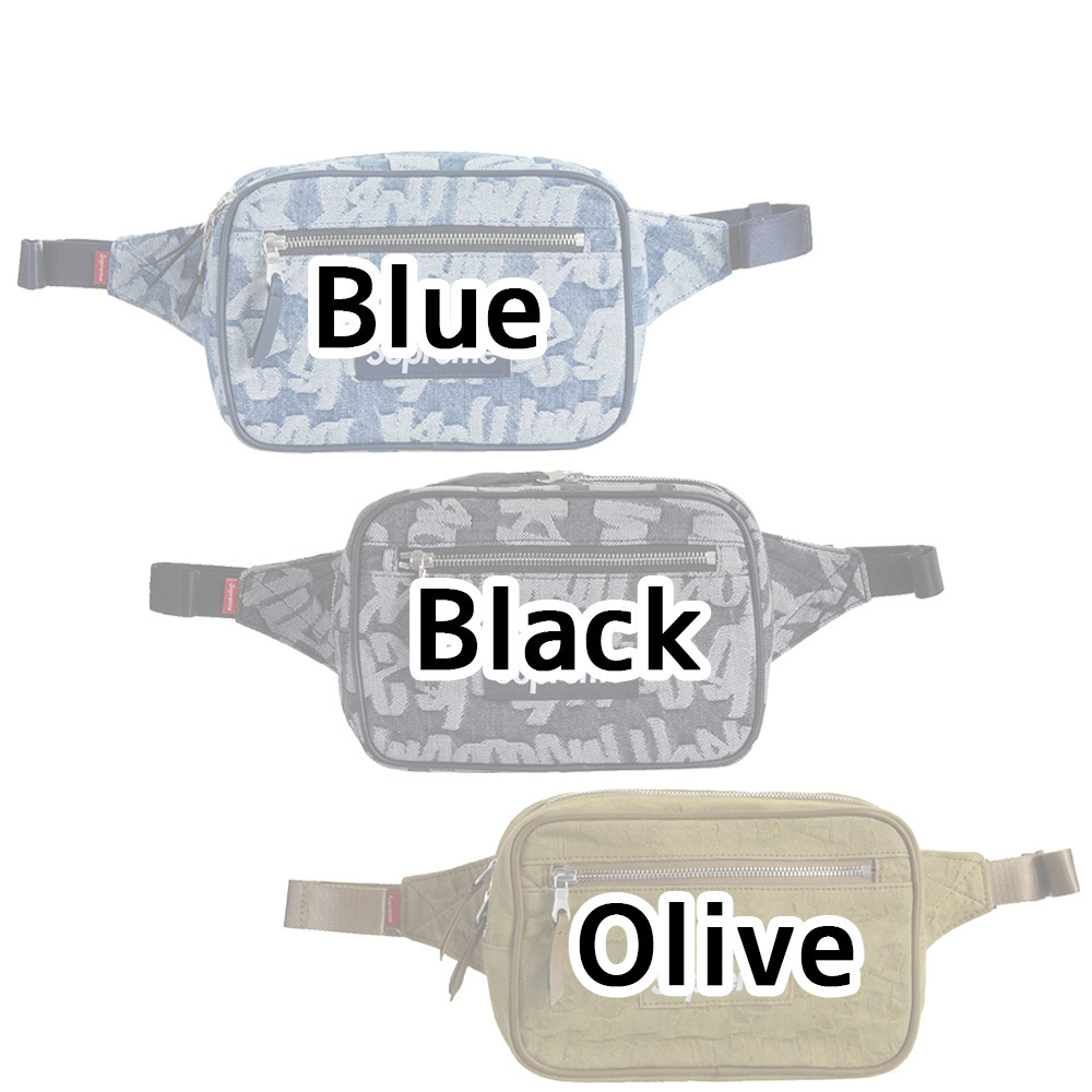 Supreme☆シュプリーム 22SS ジャカード デニム ウエストバッグ