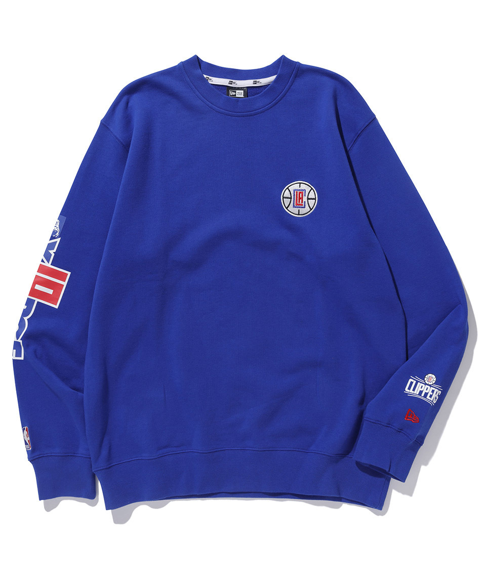 スウェット・トレーナー [[XLARGE x New Era x NBA]Clippers Logo Crewneck Sweat