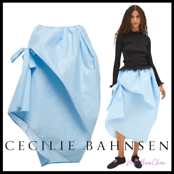 CECILIE BAHNSEN スカートナイロン11%