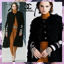 22AW☆すぐ届く！ 【CHANEL シャネル】 ケープ ウール 黒 関税込