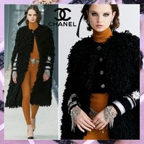 22AW★すぐ届く！ 【CHANEL シャネル】 ケープ ウール 黒 関税込