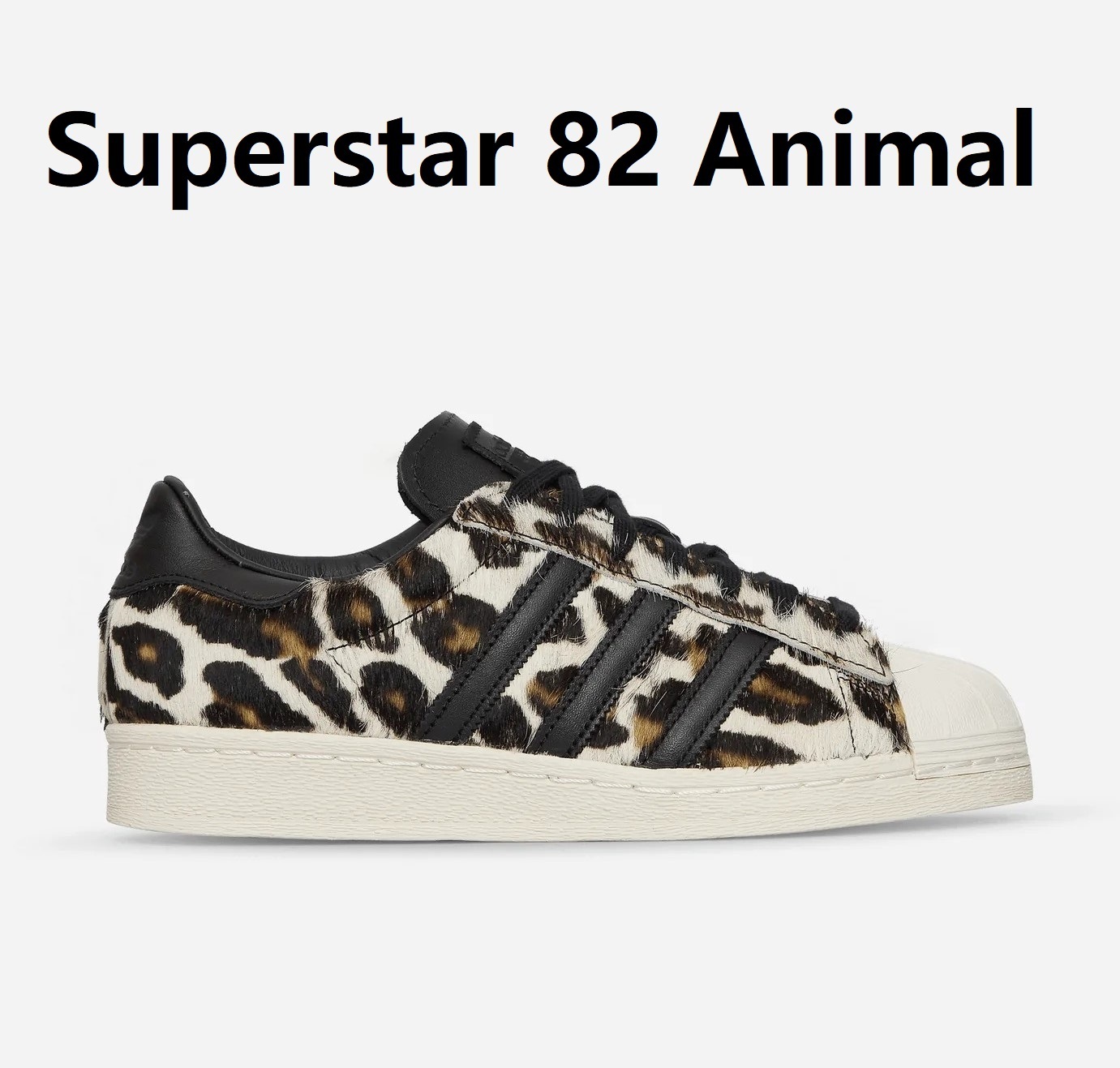 精悍!! Sale! Adidas Superstar 82 Black Animal