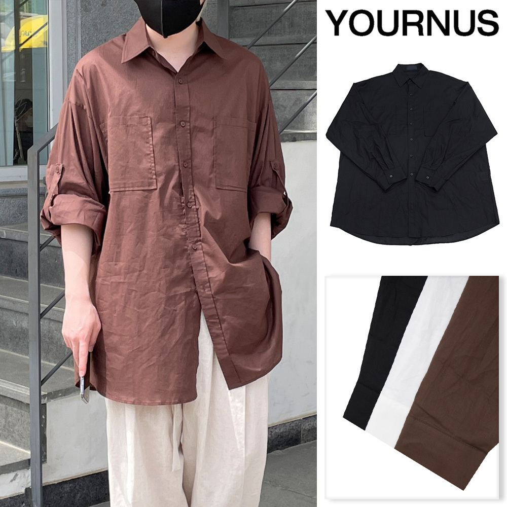 【YOURNUS】Robbie Turn-Up Shirt