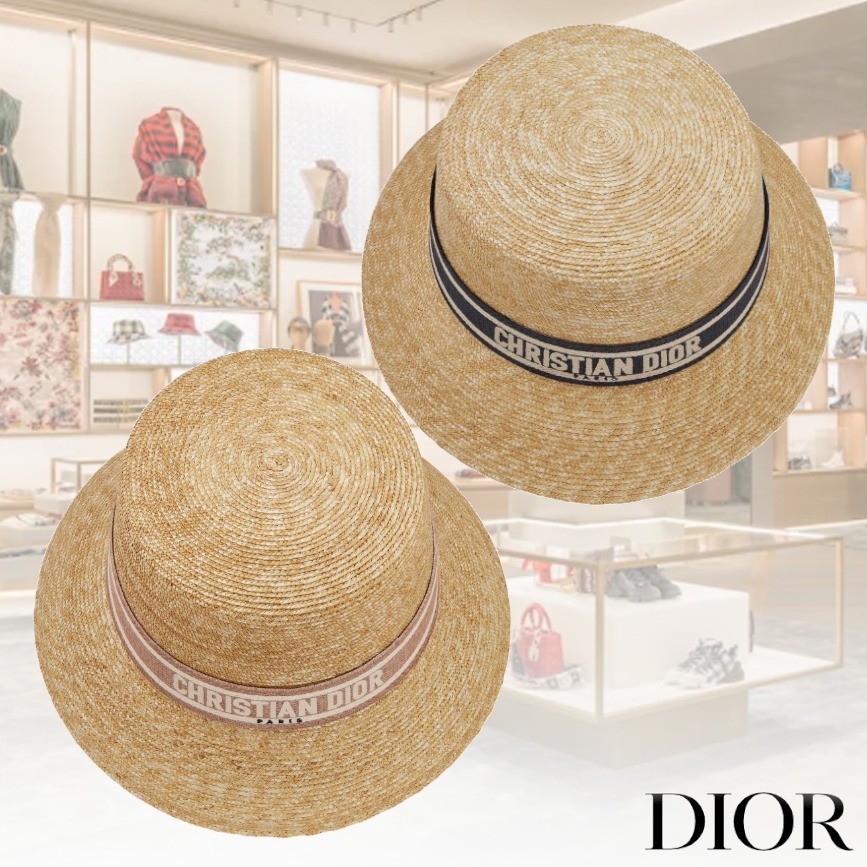 DIOR ディオール ハット 麦わら帽子 ストローハット