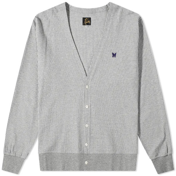 Needles シアサッカージャージーカーディガン カーディガン