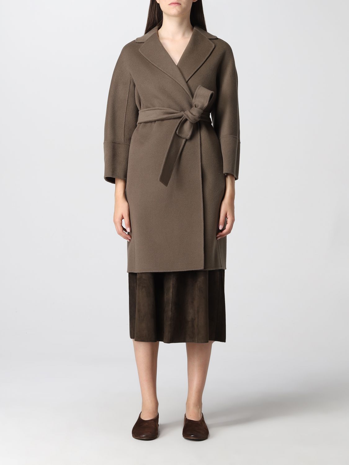 【S Max Mara】 ピュア ヴァージンウール ダブルフェイス コート