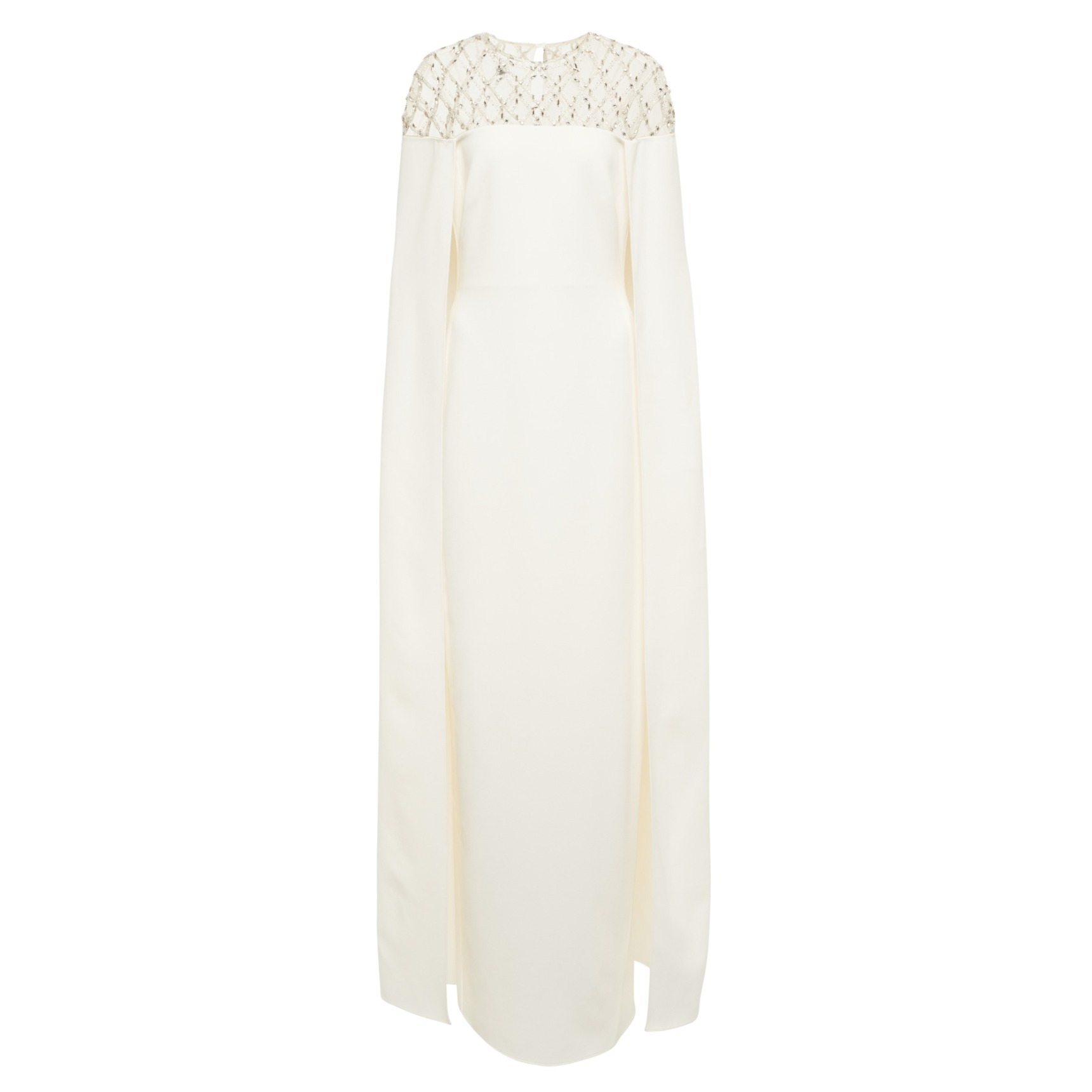 ウェディングドレス Bridal embellished crepe cape gown 685504