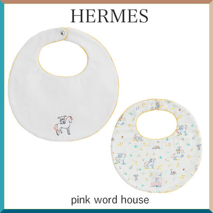 HERMES x よだれかけ・スタイ・ビブ(ベビー・キッズ) - 海外通販のBUYMA