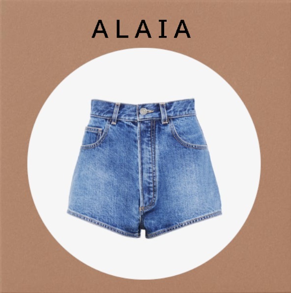 【★大感謝セール】 新作★直営店【ALAIA(アライア)】デニム ミニ ショートパンツ ショートパンツ 【★大感謝セール】 新作★直営店【ALAIA(アライア)】デニム ミニ ショートパンツ ショートパンツ