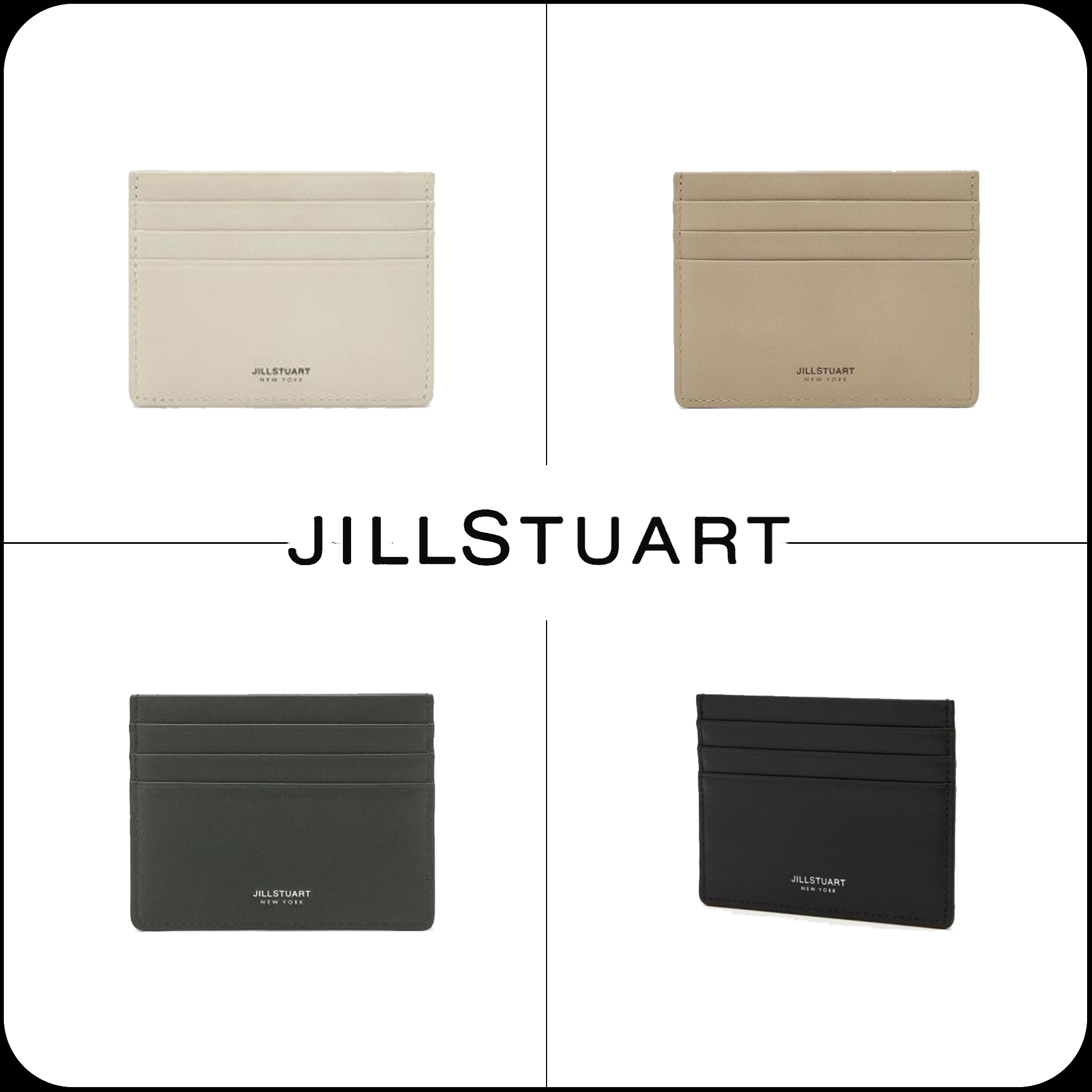 ☆送料・関税込☆JILLSTUART★JUDE カードケース 三段★ JILLSTUART]☆JUDE 3-TIER CARD WALLET カードケース・名刺入れ