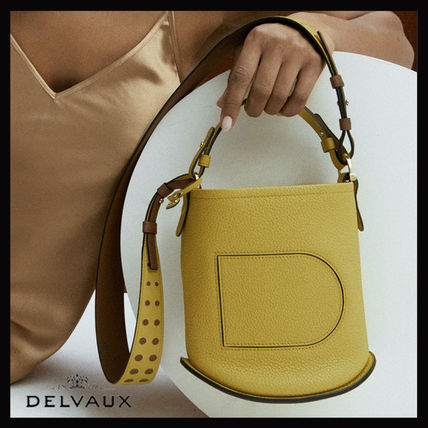 DELVAUX デルヴォー 本革 レザー ワンショルダー ハンドバッグ