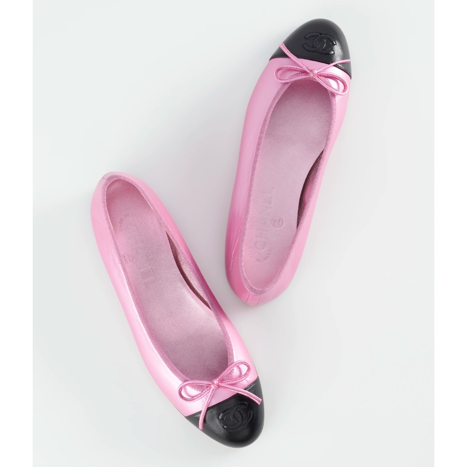 Chanel Ballerinas aus Leder - Weiß - Größe 37 - 32924716