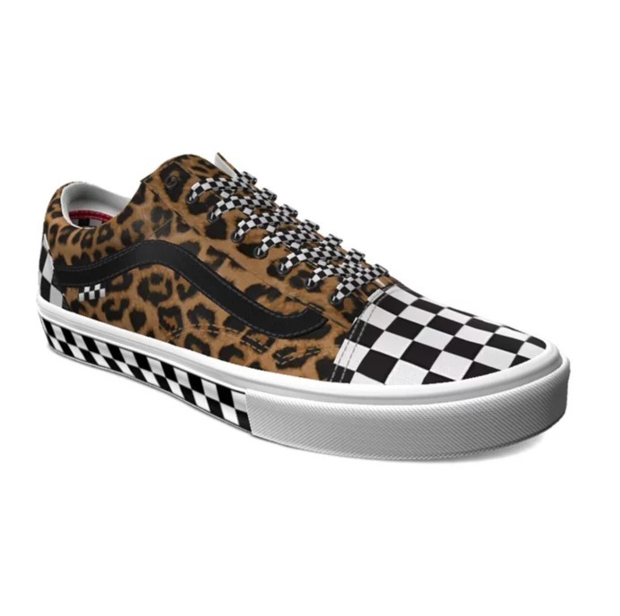海外限定！VANS カスタム レオパード オールドスクール