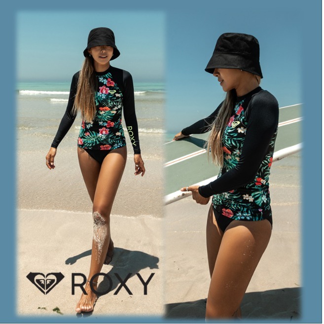 ROXY★レディースラッシュガード WT772KRX